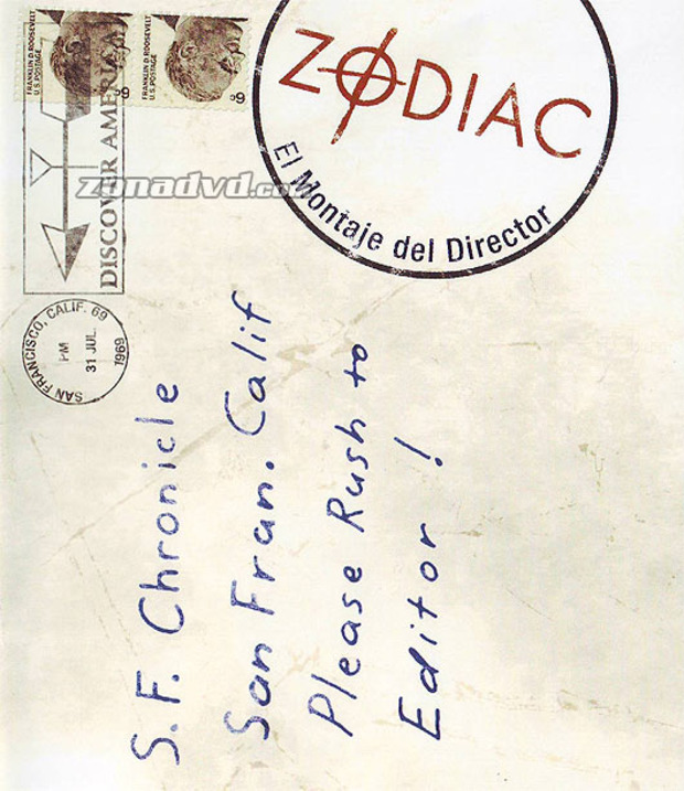 carátula Zodiac - Montaje del Director portada 3