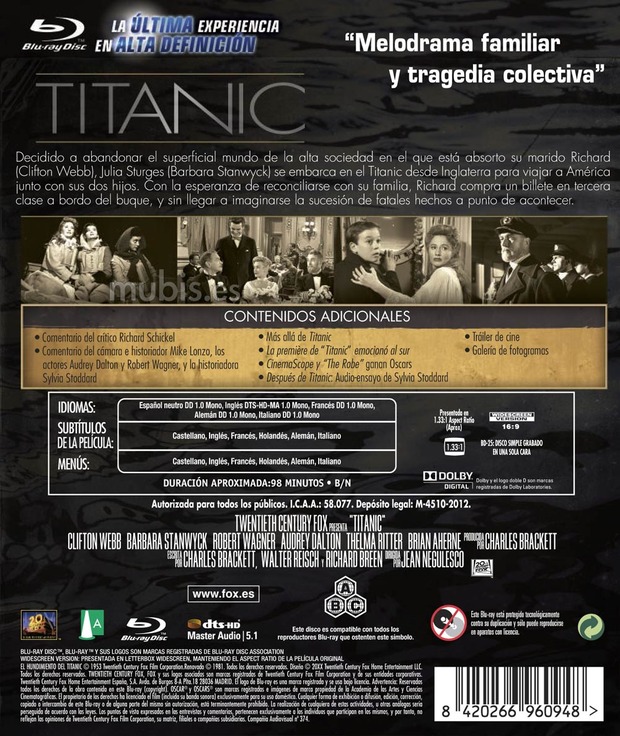 carátula El Hundimiento del Titanic 3