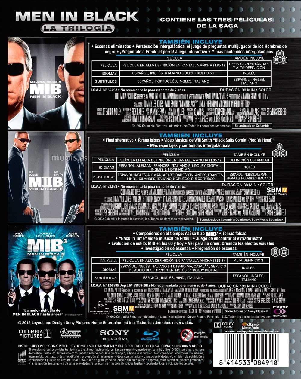 Scarica Men In Black 3 2012 HD 720p