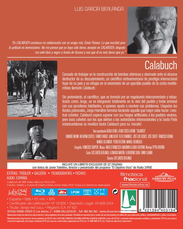 carátula Calabuch - Filmoteca Fnacional 4