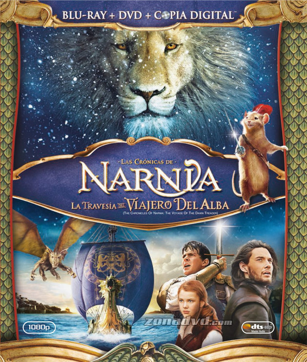 carátula Las Crónicas de Narnia: La Travesía del Viajero del Alba portada 2