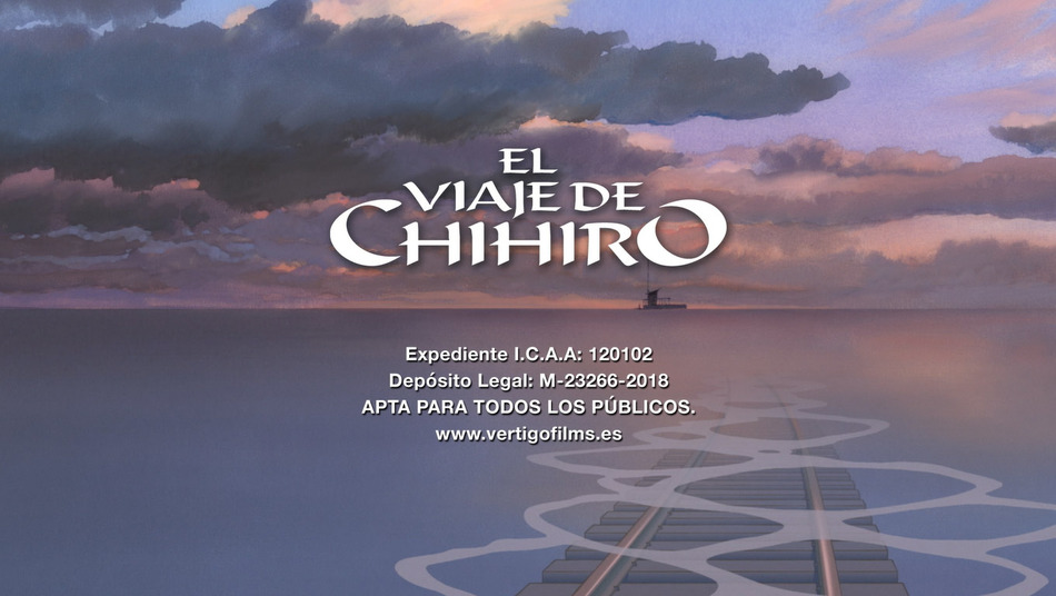 menú El Viaje de Chihiro - Edición Coleccionista Blu-ray - 1