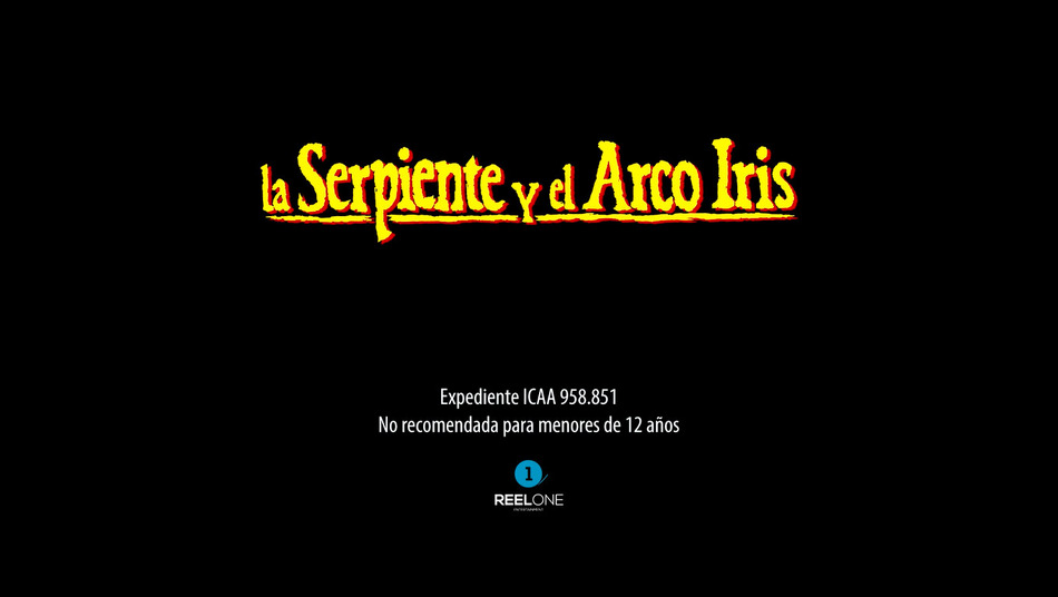 menú La Serpiente y el Arco Iris Blu-ray - 1