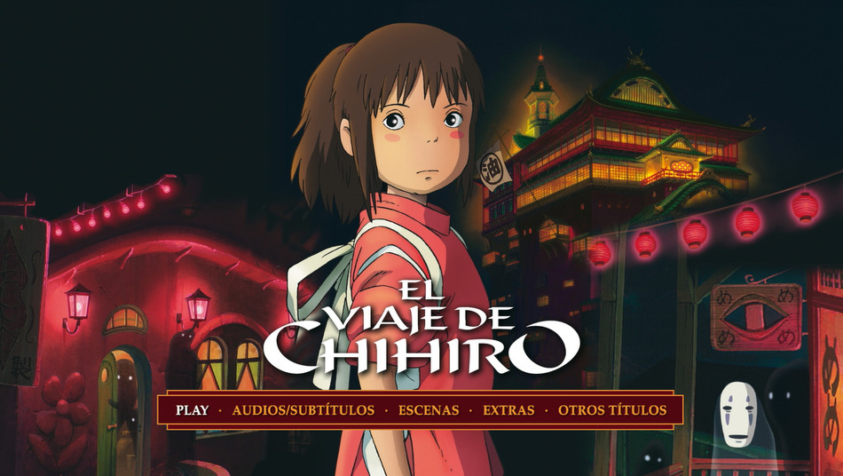 menú El Viaje de Chihiro Blu-ray - 1