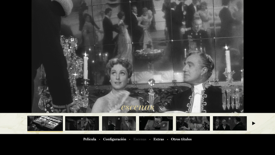 menú Madame de... - Edición 65º Aniversario Blu-ray - 3
