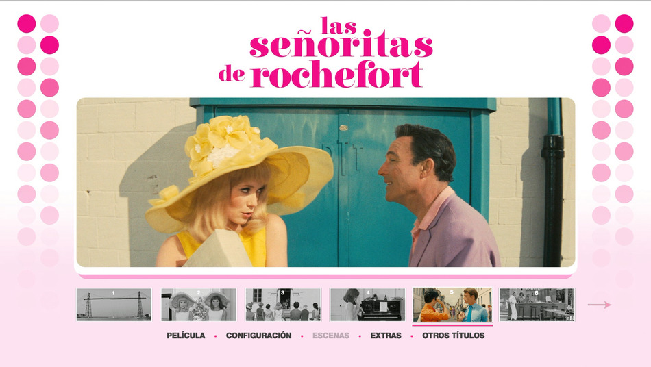 menú Las Señoritas de Rochefort Blu-ray - 3