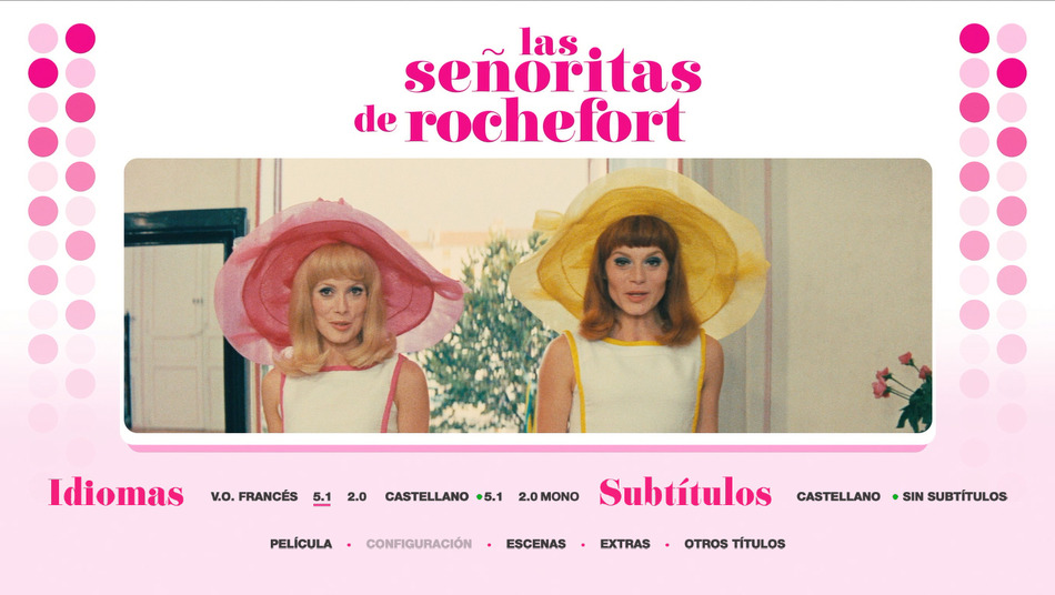 menú Las Señoritas de Rochefort Blu-ray - 2