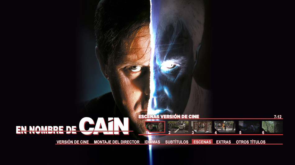 menú En Nombre de Caín - Edición Especial Blu-ray - 2