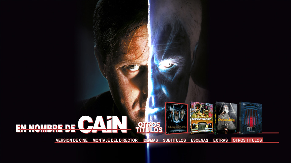 menú En Nombre de Caín - Edición Especial Blu-ray - 4