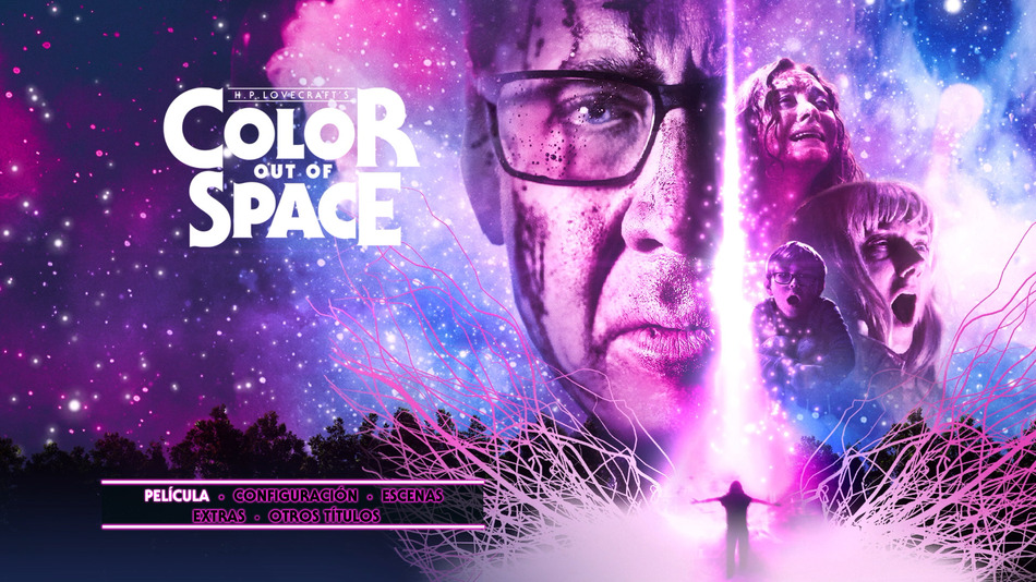 menú Color Out of Space Blu-ray - 1