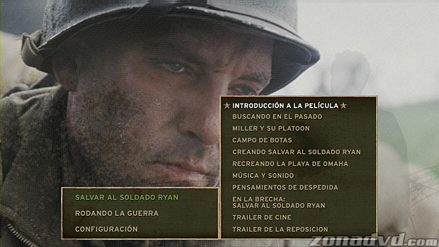 menú Salvar al Soldado Ryan - Edición Especial Blu-ray - 5