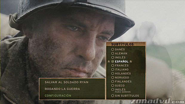 menú Salvar al Soldado Ryan - Edición Especial Blu-ray - 6