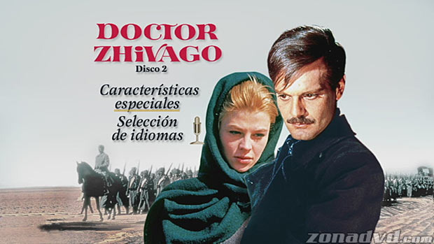 menú Doctor Zhivago - 45º aniversario Blu-ray - 6