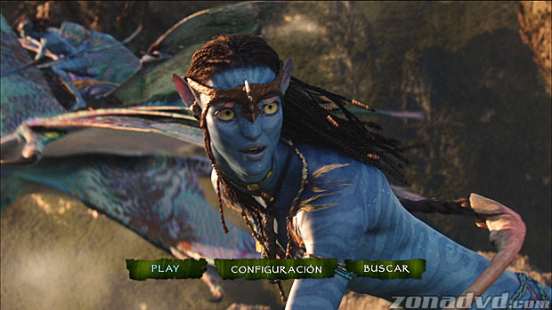 menú Avatar Blu-ray - 1