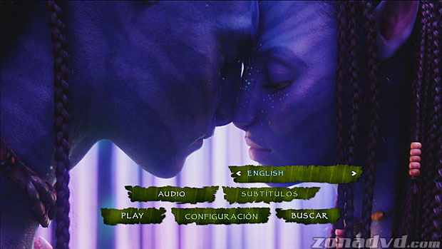 menú Avatar Blu-ray - 3