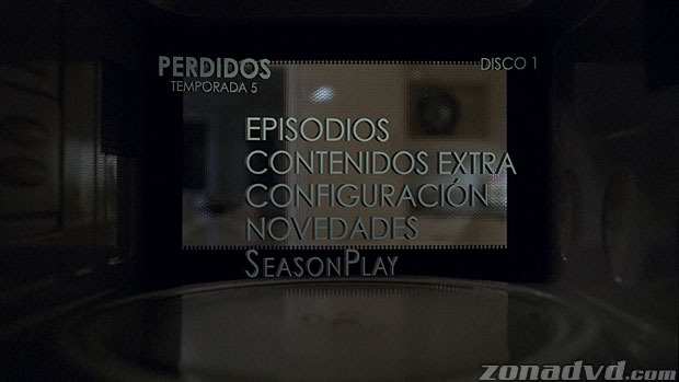 menú Perdidos (Lost) - Quinta Temporada Blu-ray - 2