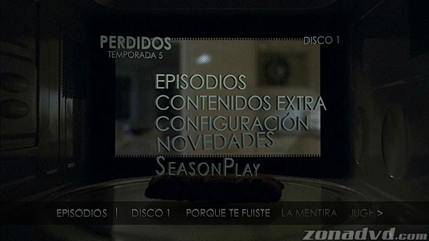 menú Perdidos (Lost) - Quinta Temporada Blu-ray - 7
