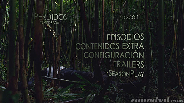 menú Perdidos (Lost) - Primera Temporada Blu-ray - 1