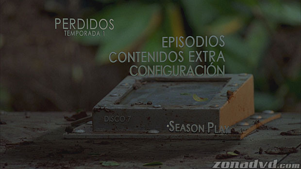 menú Perdidos (Lost) - Primera Temporada Blu-ray - 7