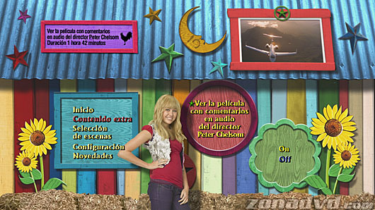 menú Hannah Montana: La Película Blu-ray - 2