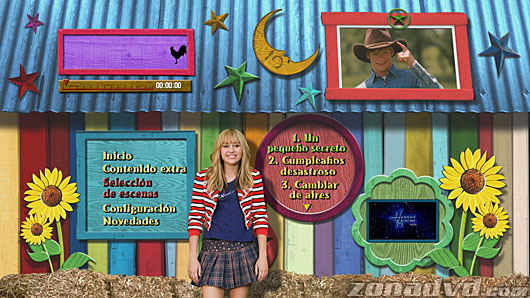 menú Hannah Montana: La Película Blu-ray - 3