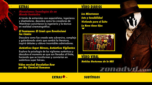menú Watchmen - Edición Especial Blu-ray - 5