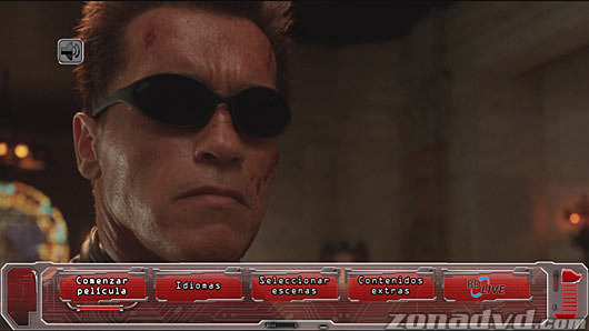 menú Terminator 3: La Rebelión de las Máquinas Blu-ray - 1