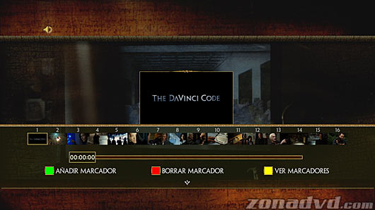 menú El Código Da Vinci - Edición Extendida Blu-ray - 4