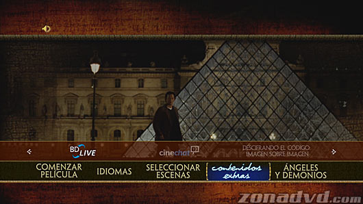 menú El Código Da Vinci - Edición Extendida Blu-ray - 5