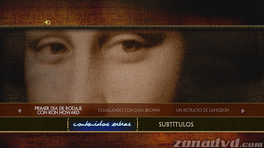 menú El Código Da Vinci - Edición Extendida Blu-ray - 7