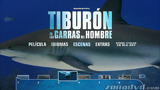 menú Tiburón, en las Garras del Hombre Blu-ray - 3