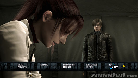 menú Resident Evil: Degeneración Blu-ray - 6