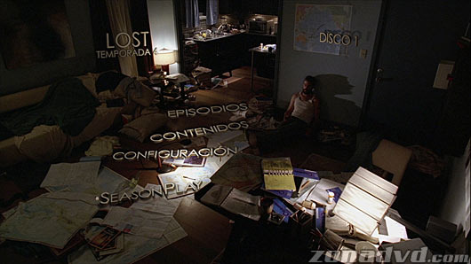 menú Perdidos (Lost) - Cuarta Temporada Blu-ray - 1