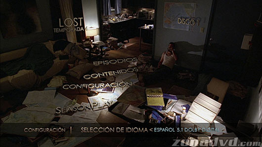 menú Perdidos (Lost) - Cuarta Temporada Blu-ray - 2