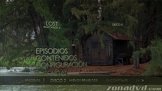 menú Perdidos (Lost) - Cuarta Temporada Blu-ray - 4
