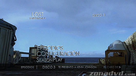 menú Perdidos (Lost) - Cuarta Temporada Blu-ray - 7