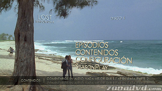 menú Perdidos (Lost) - Cuarta Temporada Blu-ray - 10