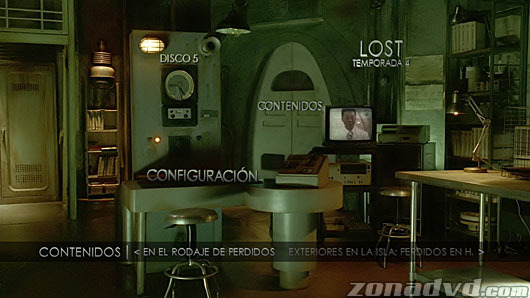 menú Perdidos (Lost) - Cuarta Temporada Blu-ray - 11