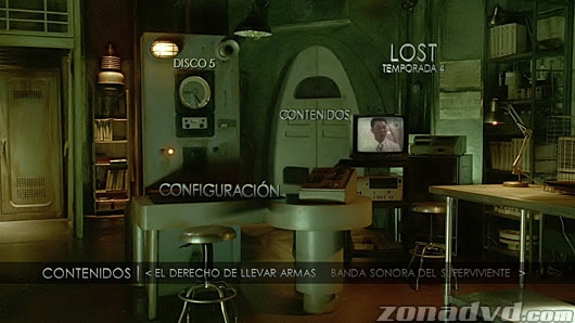 menú Perdidos (Lost) - Cuarta Temporada Blu-ray - 12