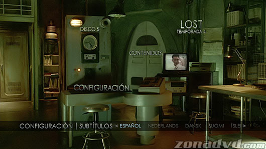 menú Perdidos (Lost) - Cuarta Temporada Blu-ray - 13