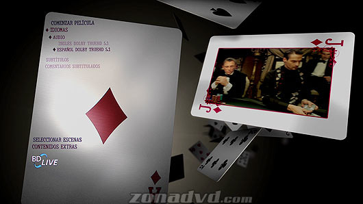 menú Casino Royale - Edición Coleccionistas Blu-ray - 2