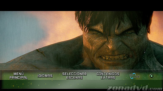 menú El Increíble Hulk Blu-ray - 6