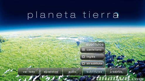 menú Planeta Tierra Blu-ray - 3