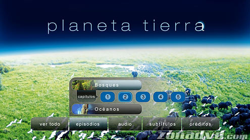 menú Planeta Tierra Blu-ray - 4