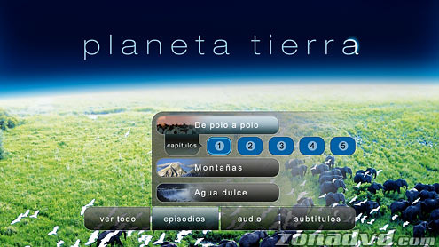 menú Planeta Tierra Blu-ray - 7
