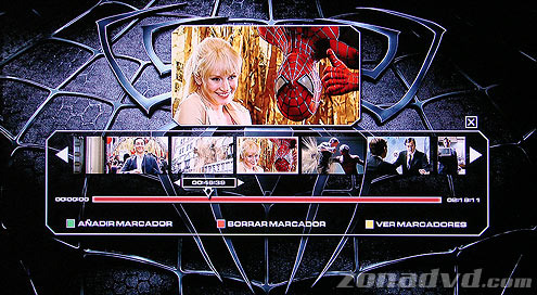 menú Spider-Man 3 Blu-ray - 3