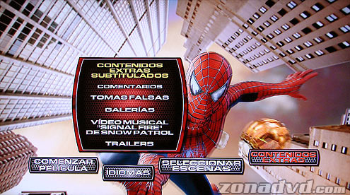 menú Spider-Man 3 Blu-ray - 4
