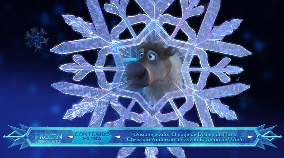 menú Frozen, El Reino del Hielo Blu-ray - 2