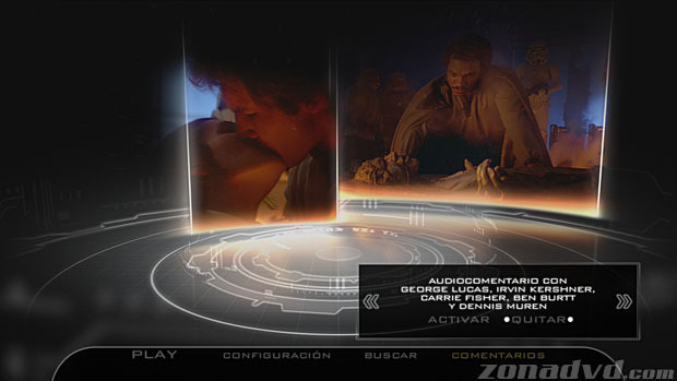 menú Star Wars - Trilogía Clásica Blu-ray - 6