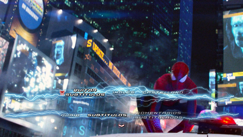 menú The Amazing Spider-Man 2: El Poder de Electro Blu-ray - 4